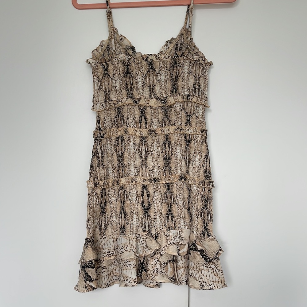 Olivaceous Snake Print Dress - Picture 5 of 5
